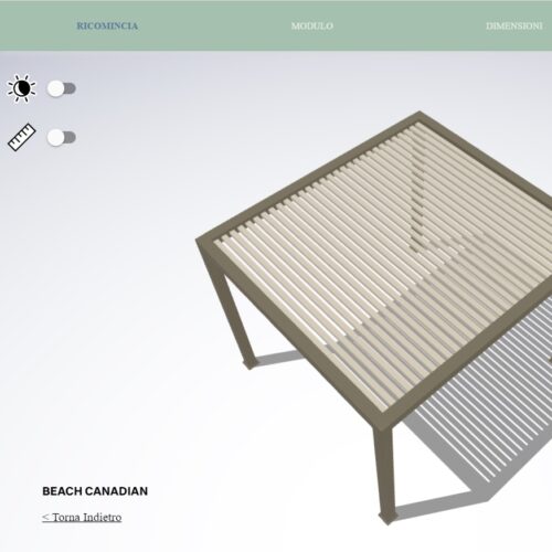 configuratore sprech pergole