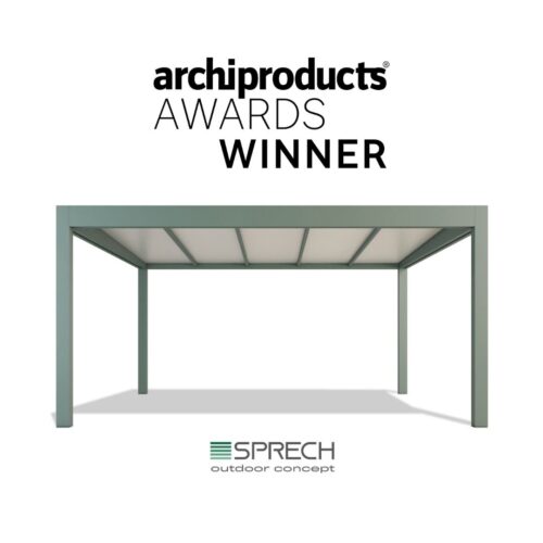 sprech pergola linea archiproducts design award