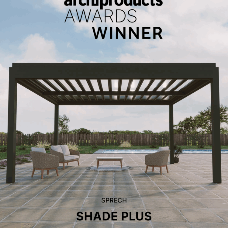 Archiproducts Design Awards 2025 pergola shade plus sprech